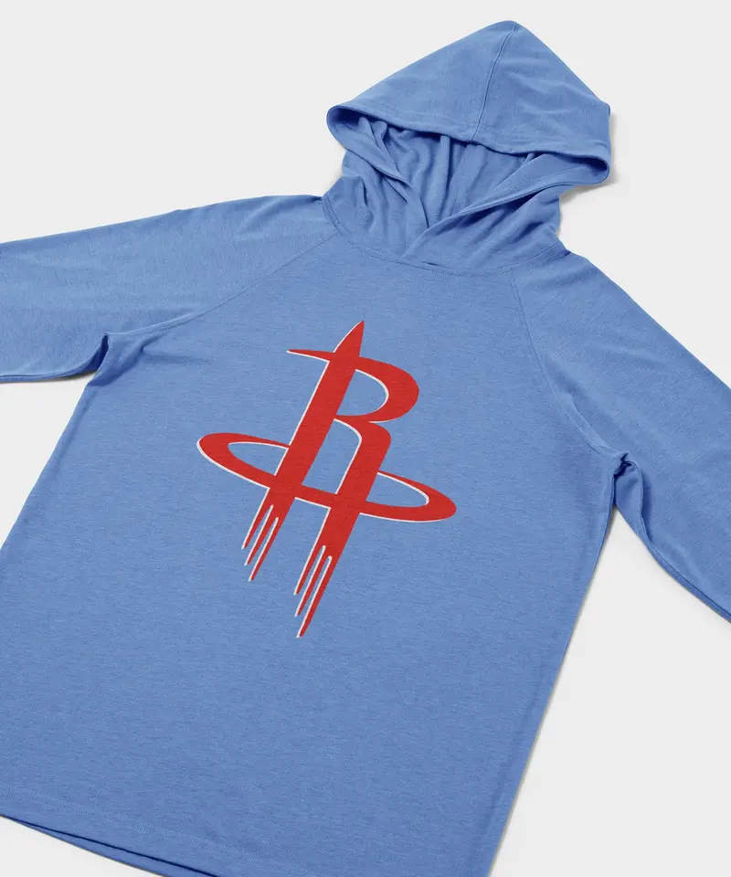 Houston Rockets Logo Lightweight Hoodie 2