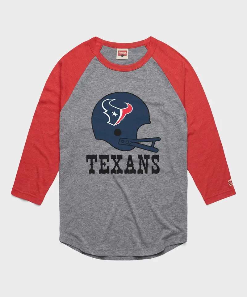 Houston Texans Big Helmet Raglan 1