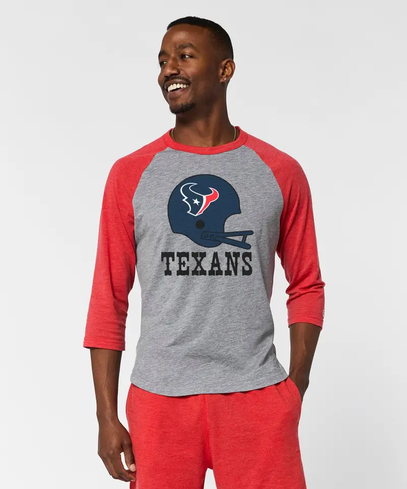 Houston Texans Big Helmet Raglan 3