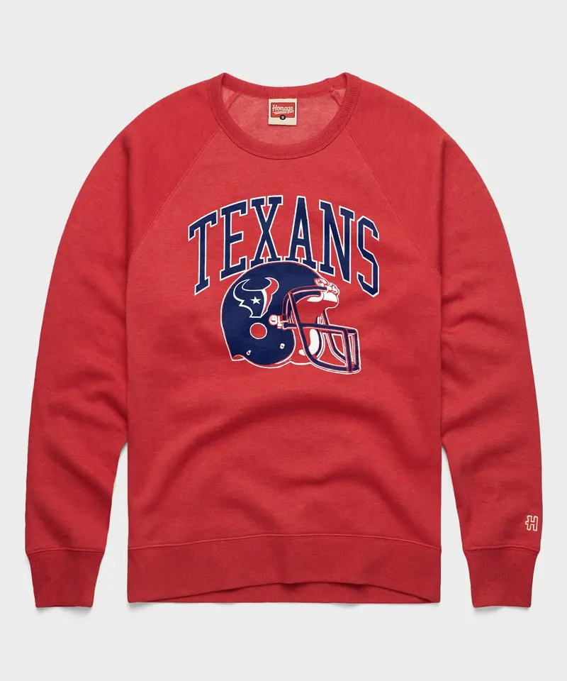Houston Texans Helmet Crewneck 1