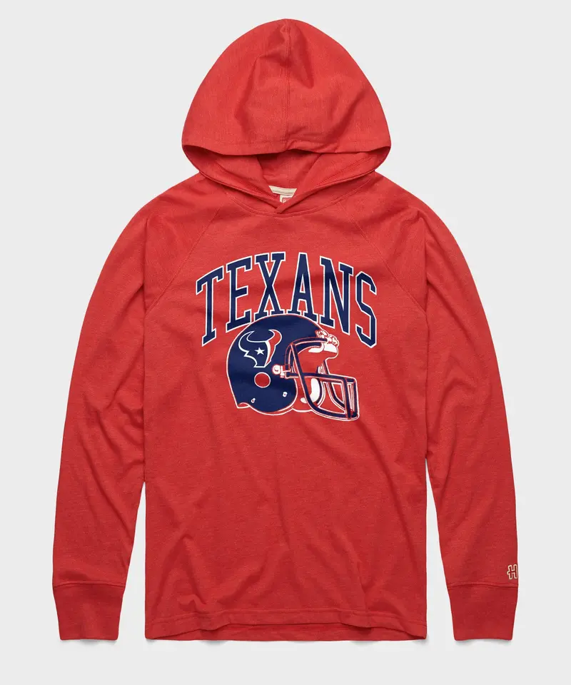 Houston Texans Helmet Lightweight Hoodie 1