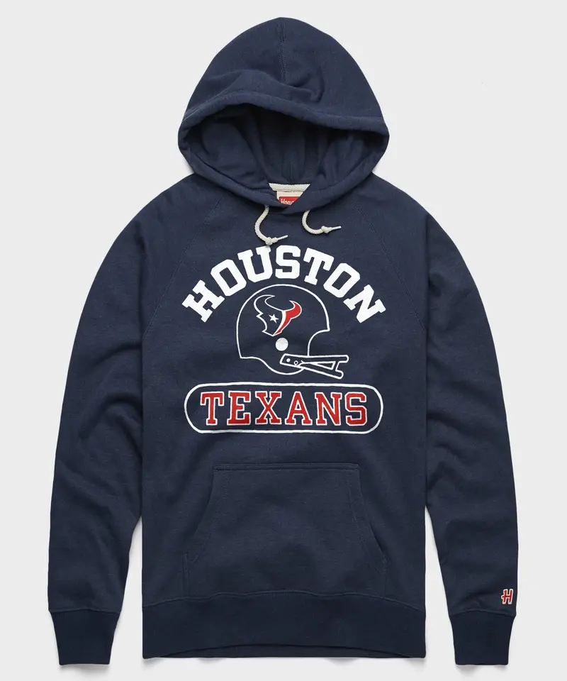 Houston Texans Throwback Helmet Hoodie 1
