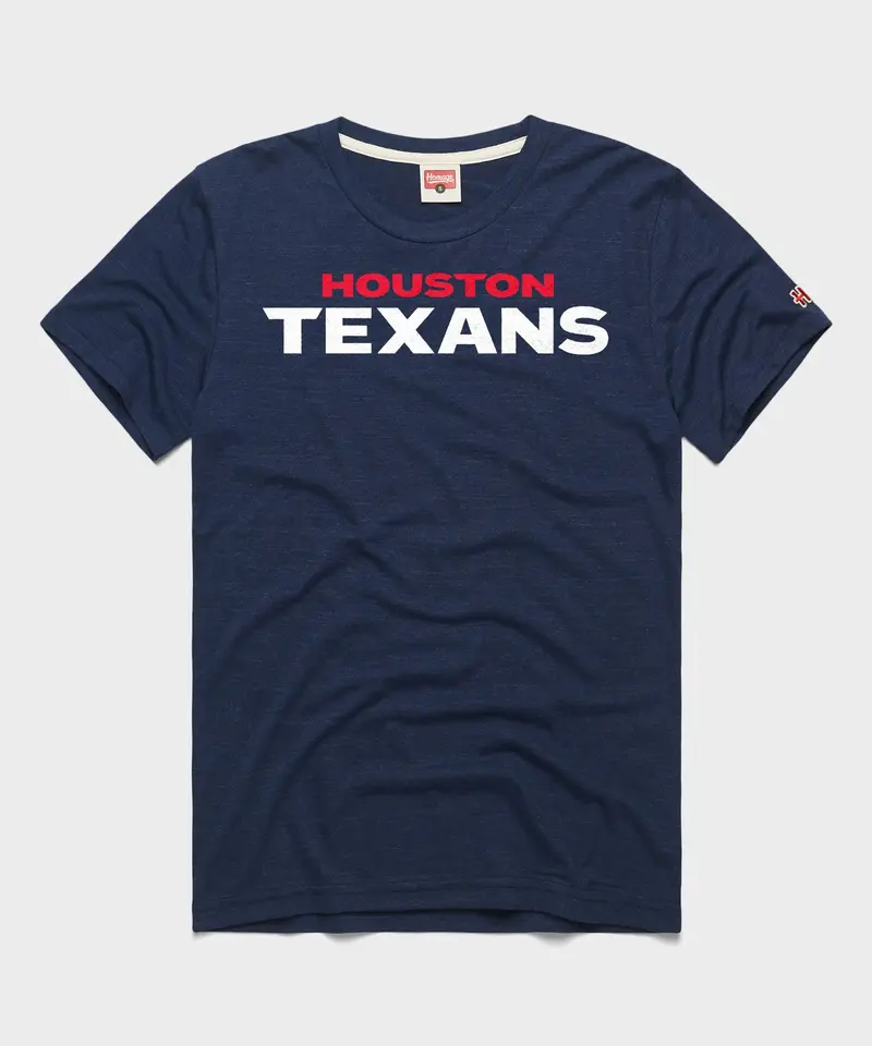 Houston Texans Wordmark '02 T-Shirt 1