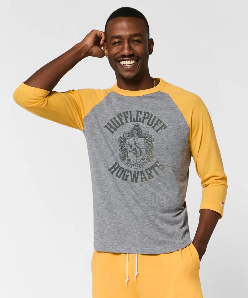 Hufflepuff Crest Raglan 3