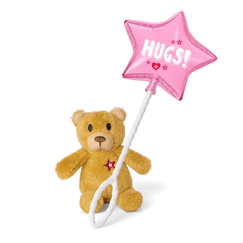 Hugs And Well Wishes Balloon & Bear For 18" Dolls 1