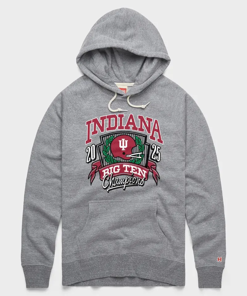 Indiana Hoosiers 2025 Big Ten Champions Hoodie 1