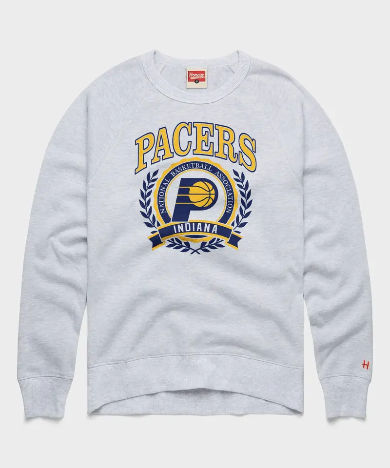 Indiana Pacers Crest Crewneck 1
