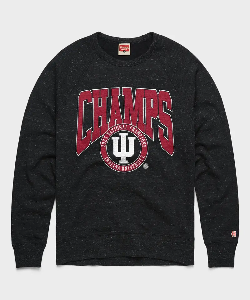 Indiana University 2025 National Champs Crewneck 1