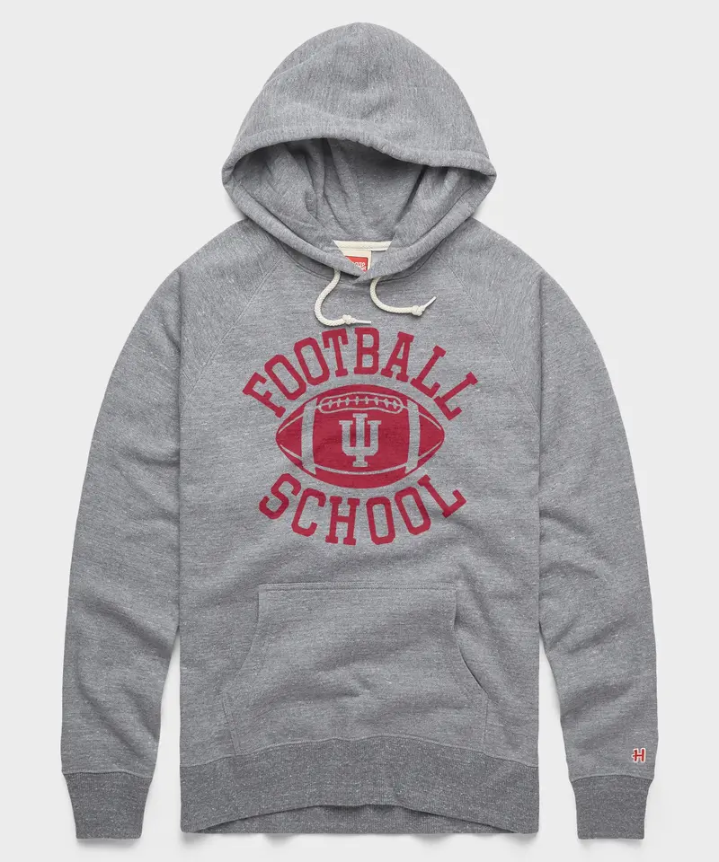 Indiana University Football School Hoodie 1