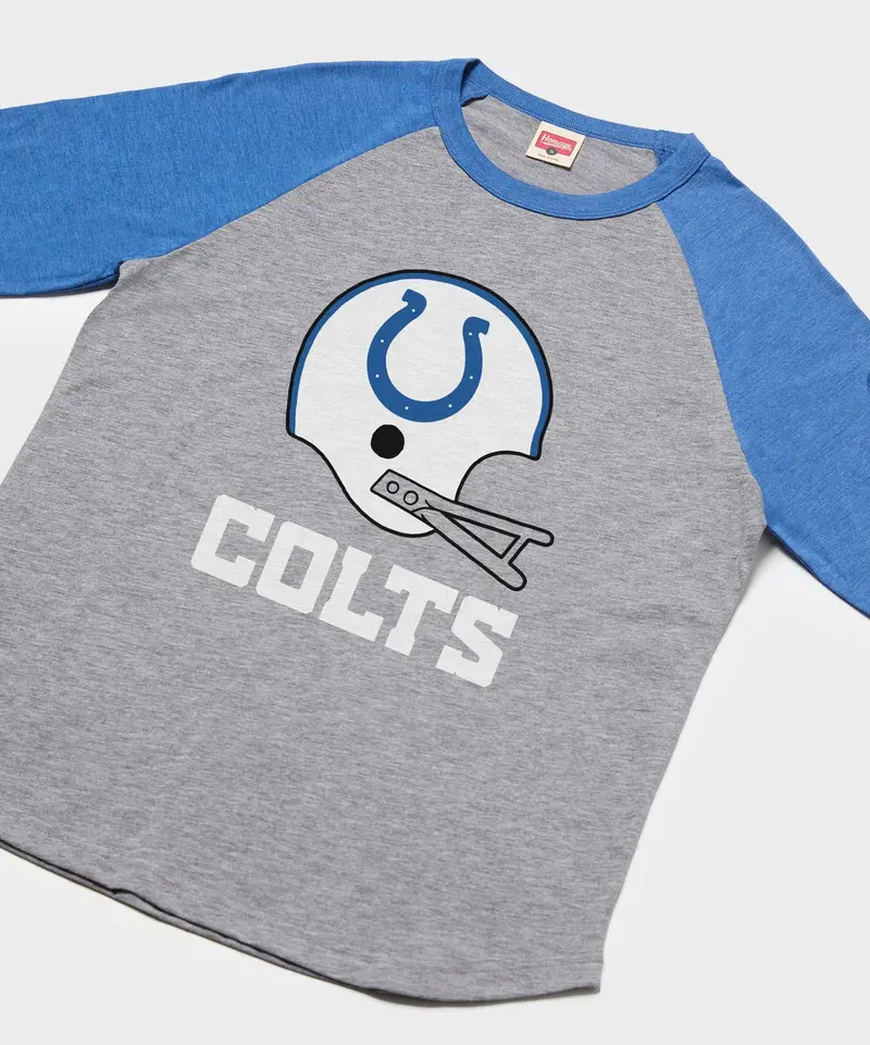 Indianapolis Colts Big Helmet Raglan 2