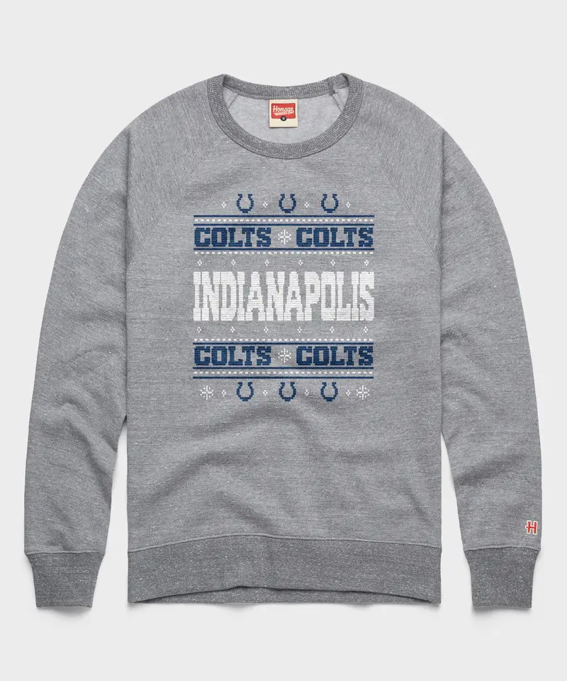 Indianapolis Colts Holiday Crewneck 1