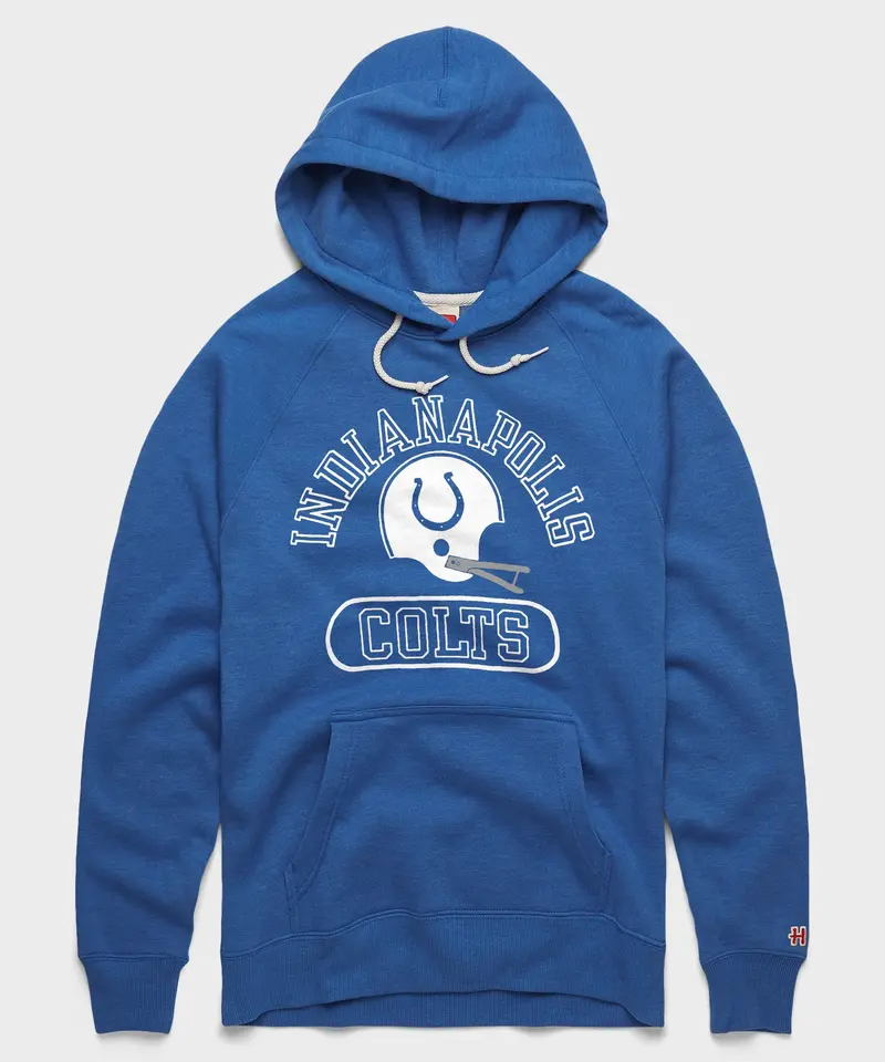 Indianapolis Colts Throwback Helmet Hoodie 1