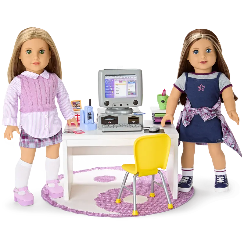 Isabel™ & Nicki’S™ Computer & Desk Set For 18-Inch Dolls (Historical Characters) 2