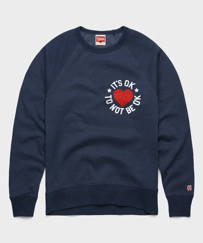 It's Ok To Not Be Ok Crewneck 1