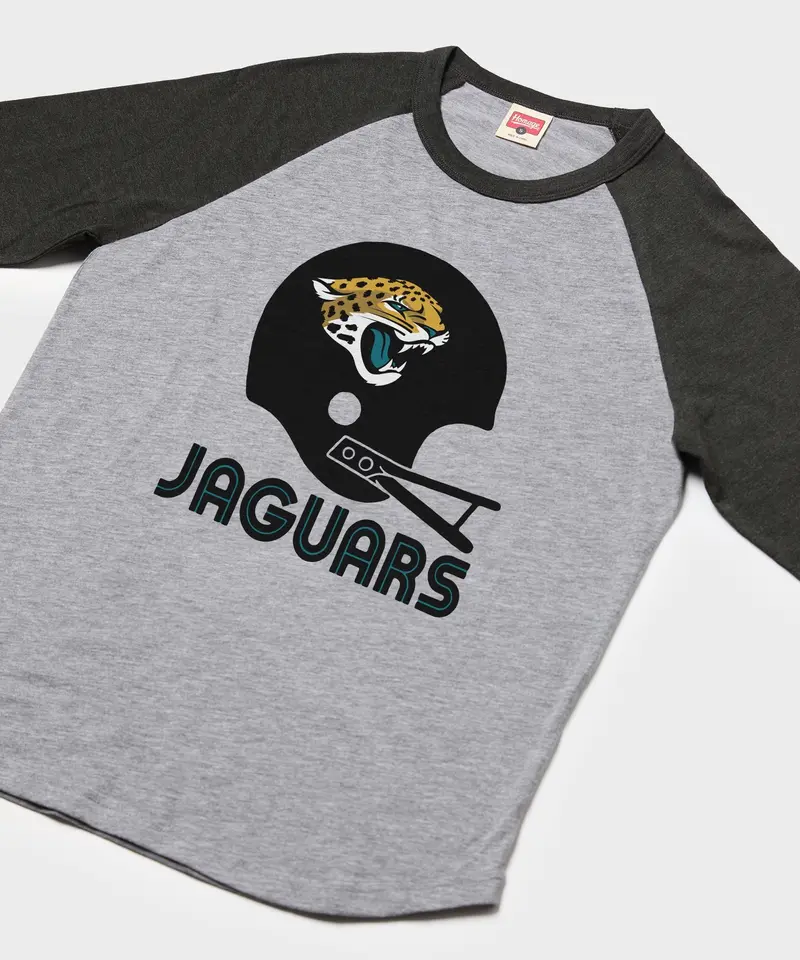 Jacksonville Jaguars Big Helmet Raglan 2