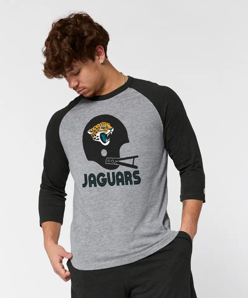 Jacksonville Jaguars Big Helmet Raglan 3