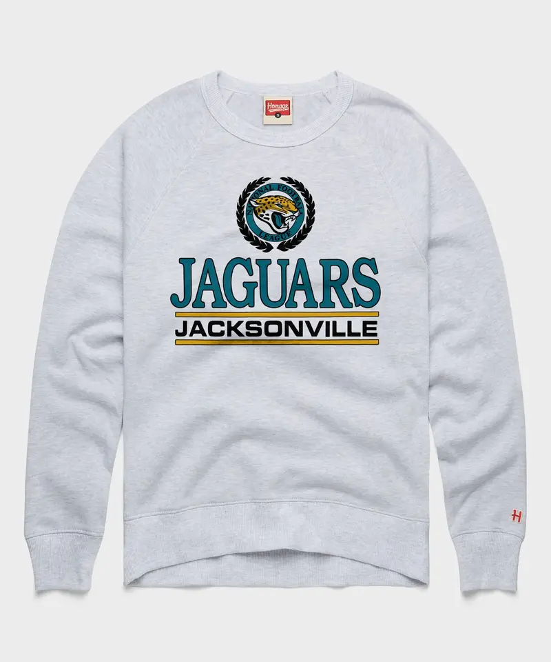 Jacksonville Jaguars Crest Crewneck 1
