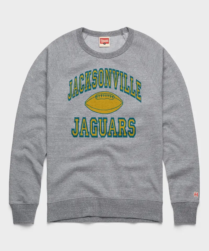 Jacksonville Jaguars Gridiron Crewneck 1