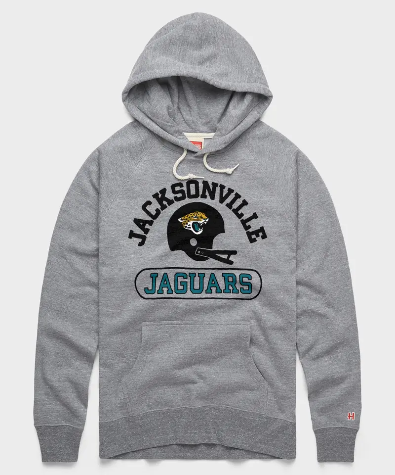 Jacksonville Jaguars Throwback Helmet Hoodie 1