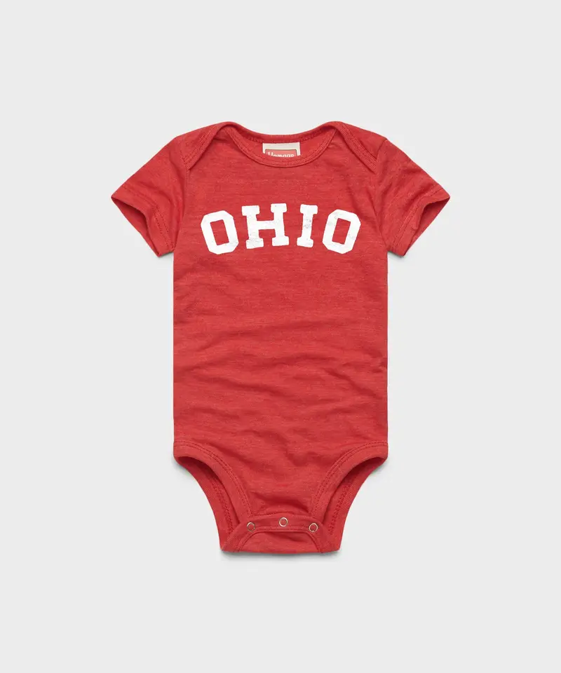 Jesse Owens Block Ohio Baby One Piece 1