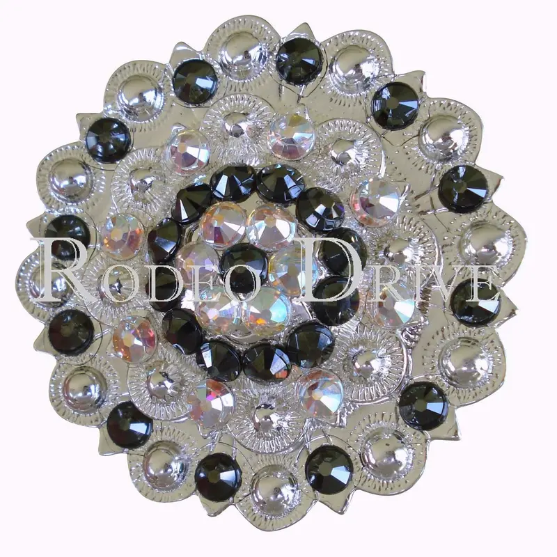 Jet & Ab Bright Silver Berry Jacket European Crystal 1