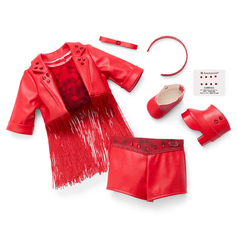 July Remarkable Ruby Outfit For 18-Inch Dolls 1