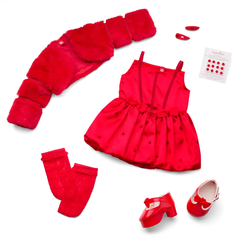 July Ruby Beauty Outfit For 18-Inch Dolls 1