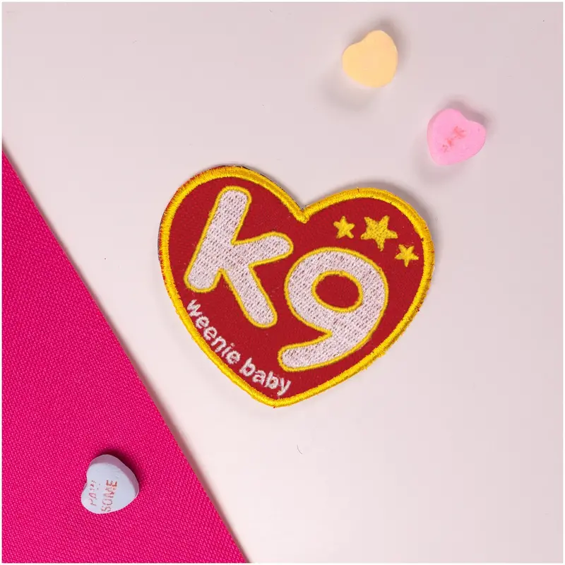 K9 Weenie Baby Heart Patch 1