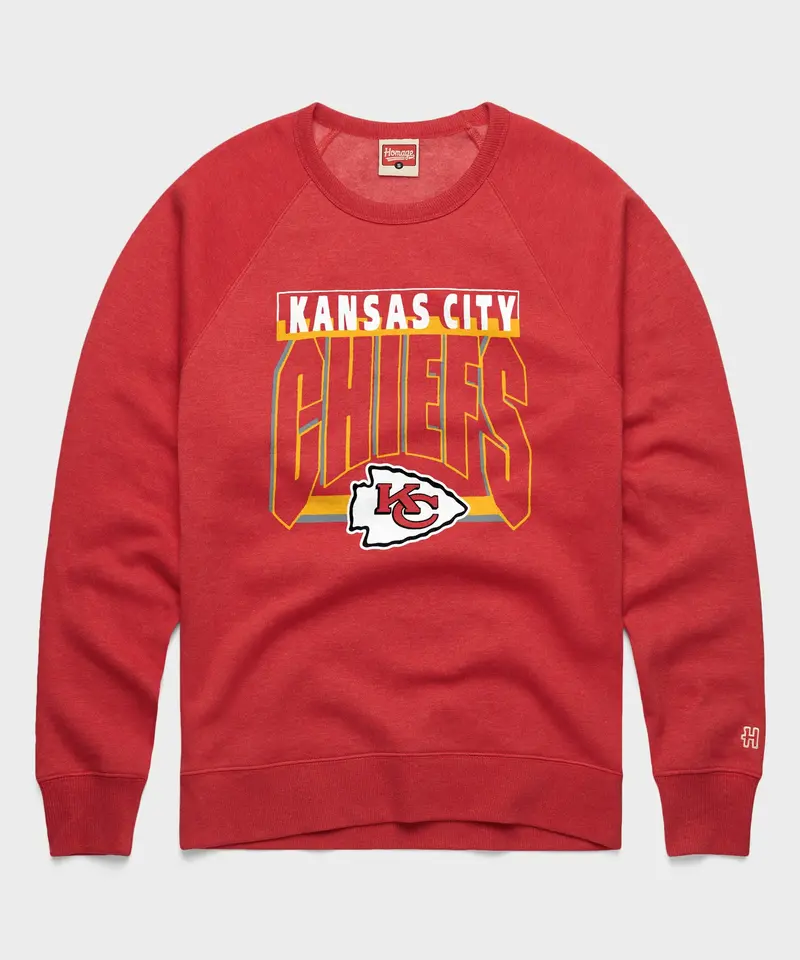 Kansas City Chiefs 90S Crewneck 1