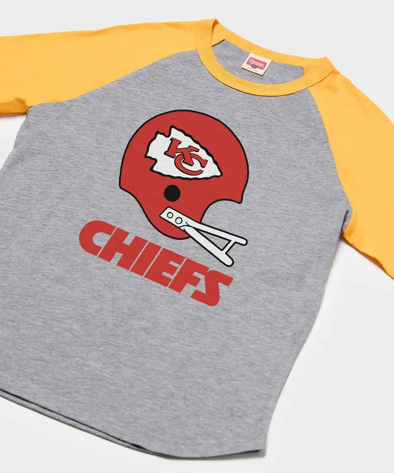Kansas City Chiefs Big Helmet Raglan 2