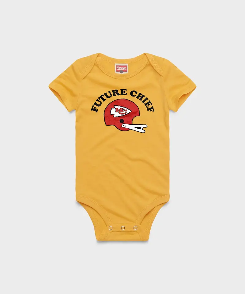 Kansas City Chiefs Future Chief Baby One Piece 1