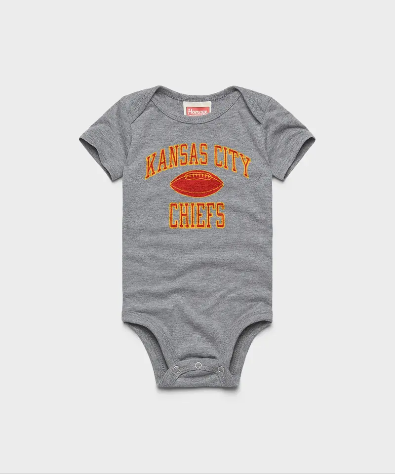 Kansas City Chiefs Gridiron Baby One Piece 1