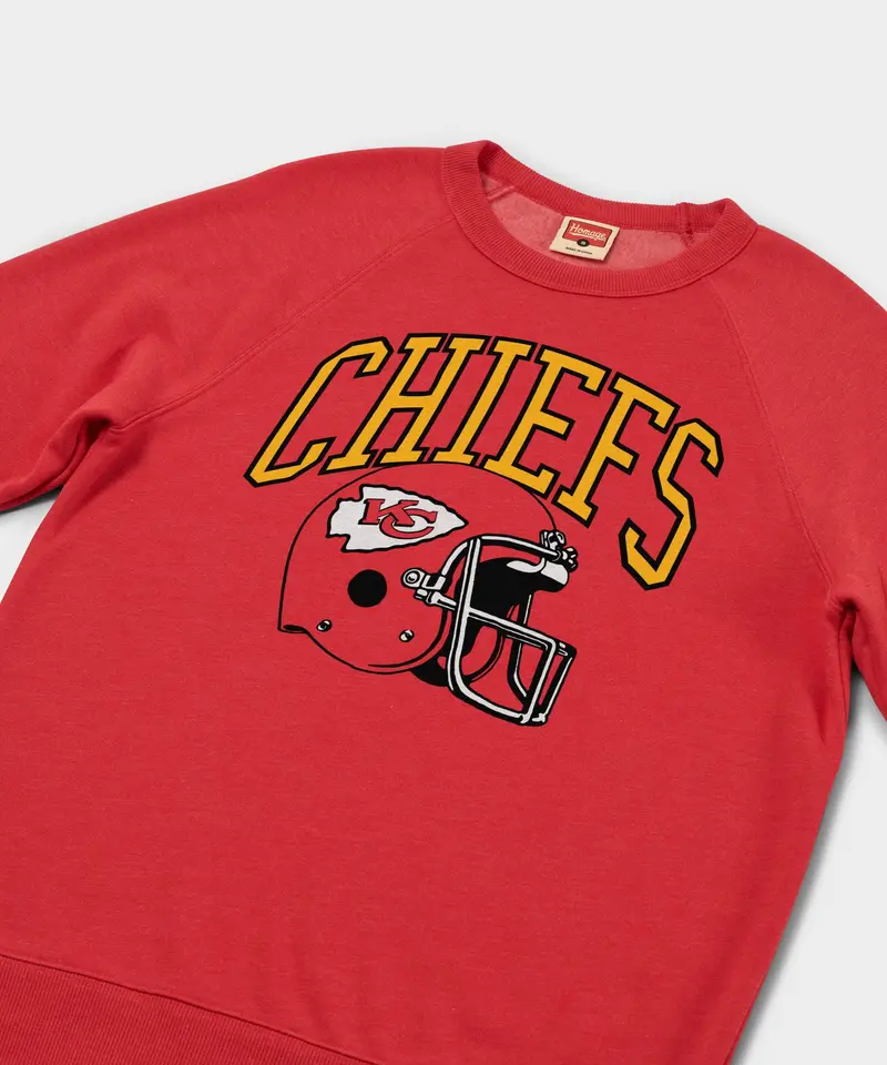 Kansas City Chiefs Helmet Crewneck 2