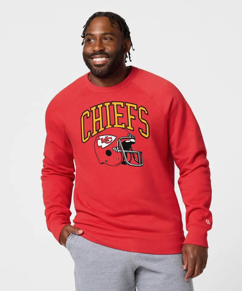Kansas City Chiefs Helmet Crewneck 3