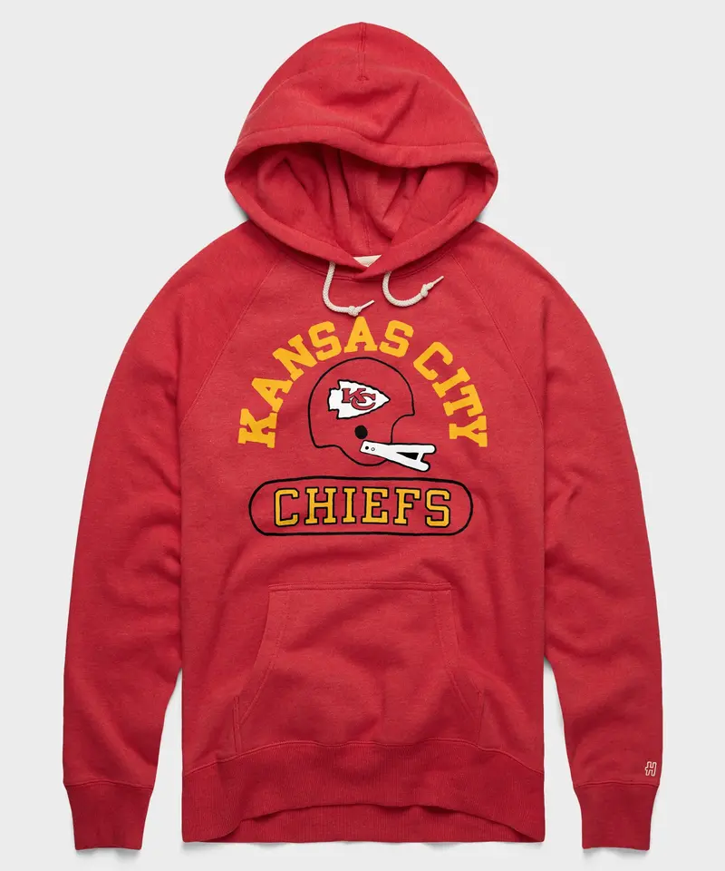 Kansas City Chiefs Throwback Helmet Hoodie 1