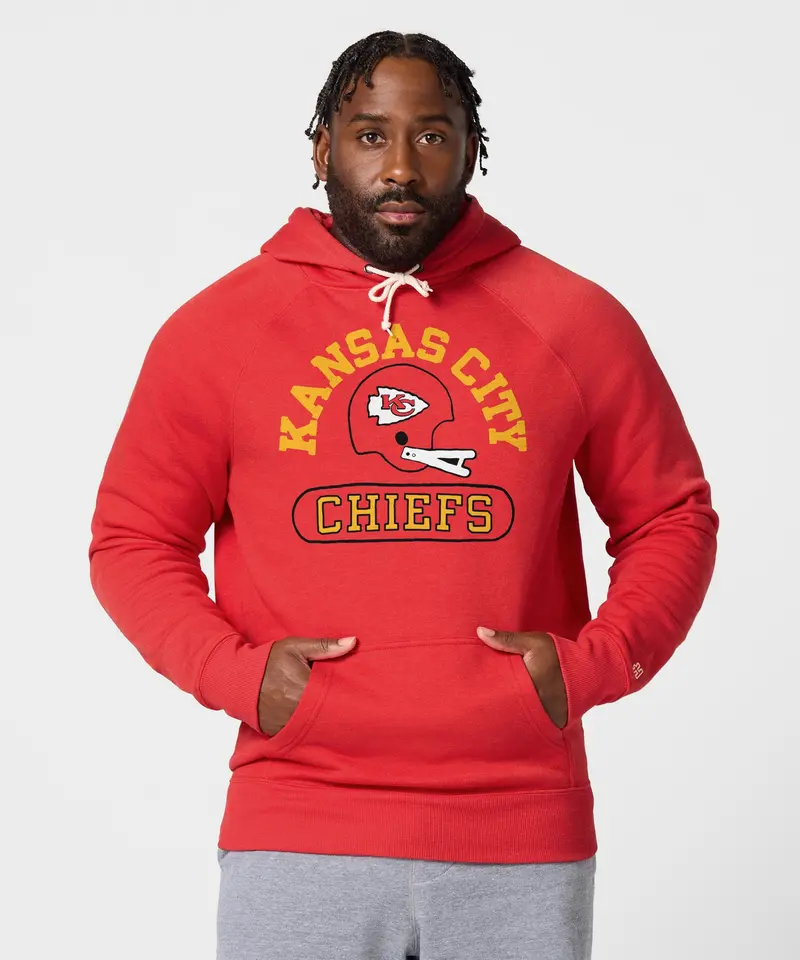 Kansas City Chiefs Throwback Helmet Hoodie 3