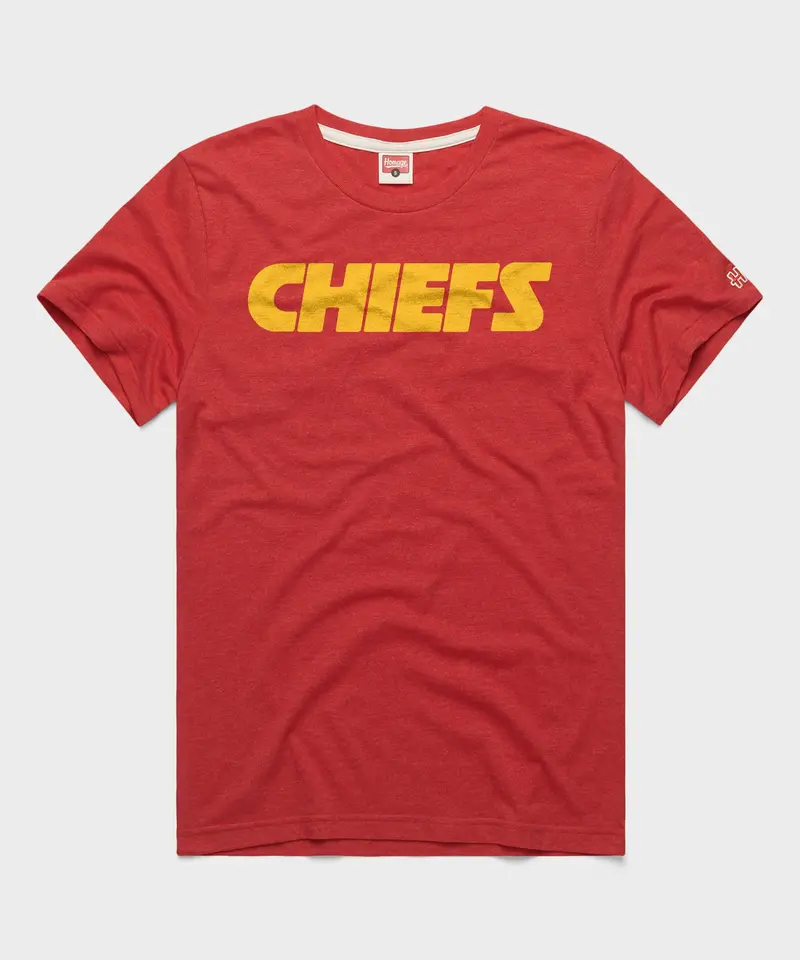Kansas City Chiefs Wordmark '88 T-Shirt 1
