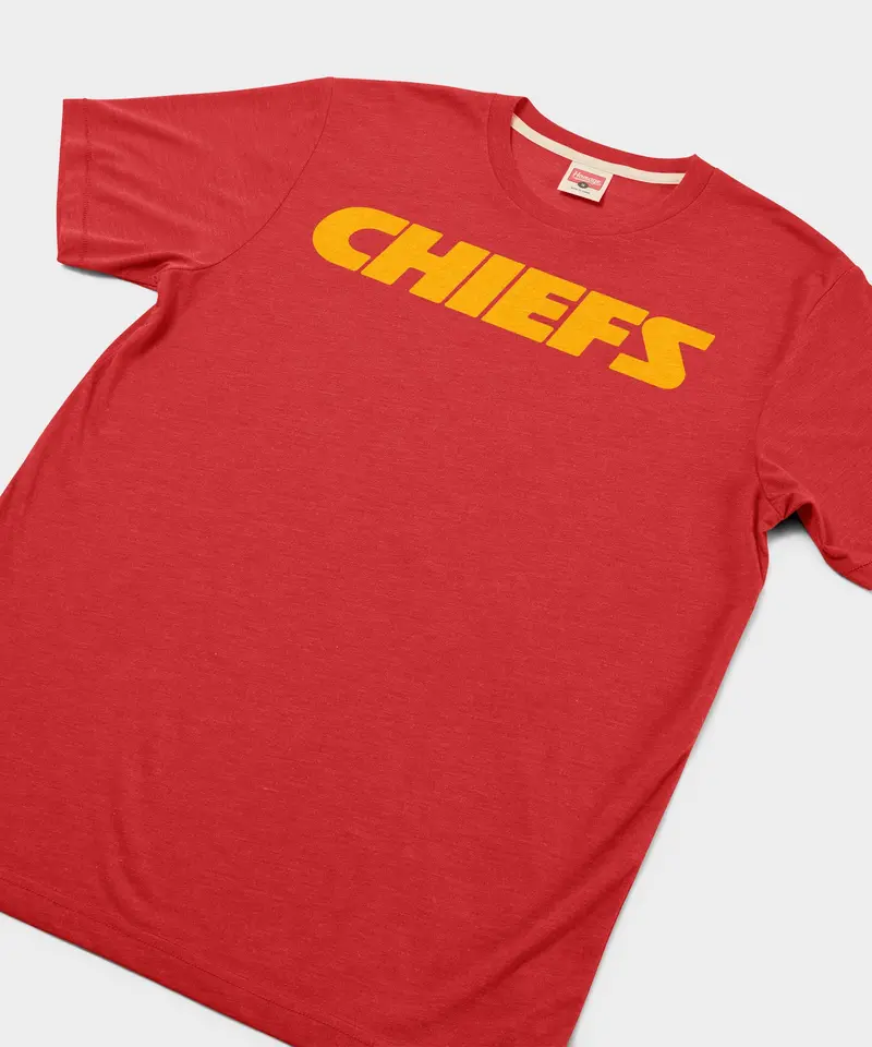 Kansas City Chiefs Wordmark '88 T-Shirt 2