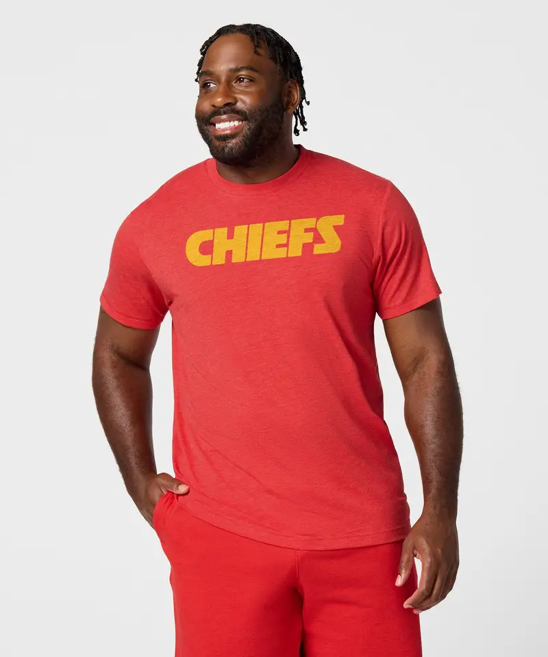 Kansas City Chiefs Wordmark '88 T-Shirt 3