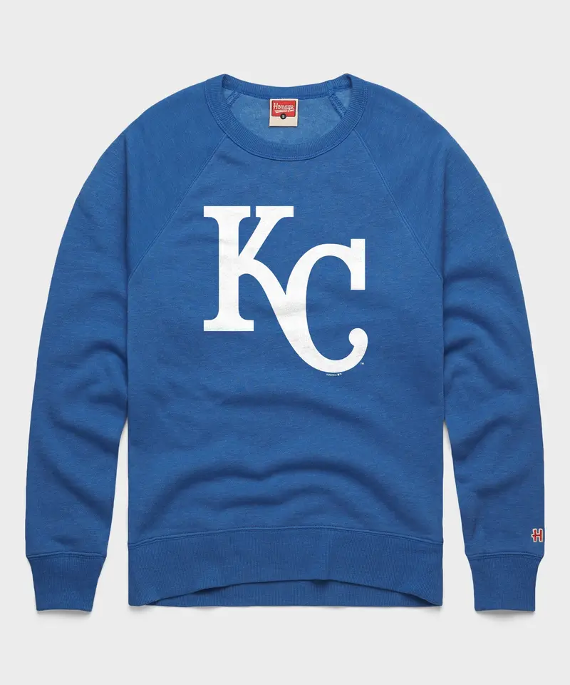 Kansas City Royals Cap Logo '69 Crewneck 1