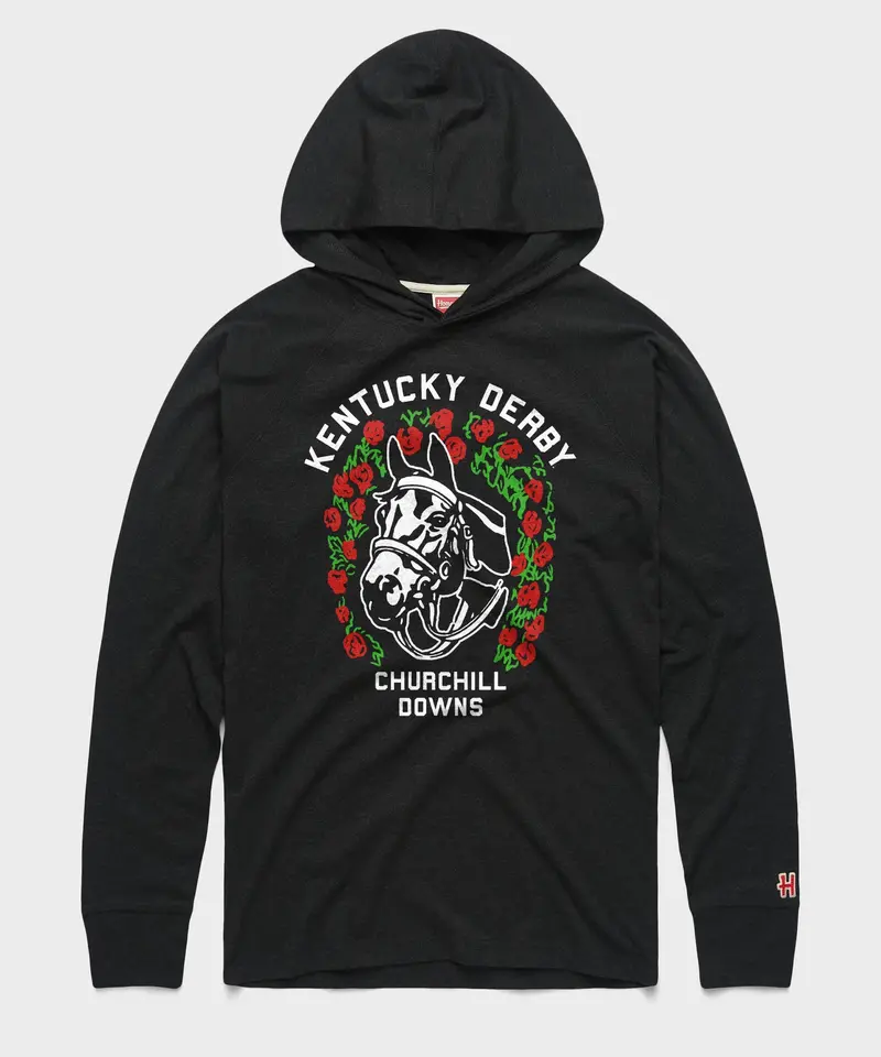 Kentucky Derby Garland Lightweight Hoodie 1