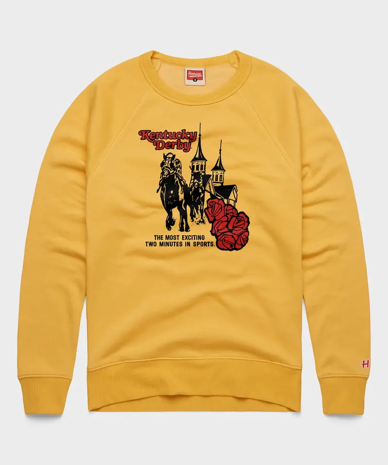 Kentucky Derby Most Exciting Two Minutes Crewneck 1