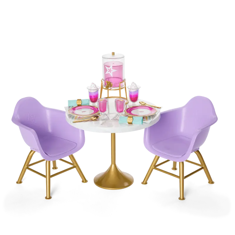 Kitchen Table For Two Set For 18-Inch Dolls 1