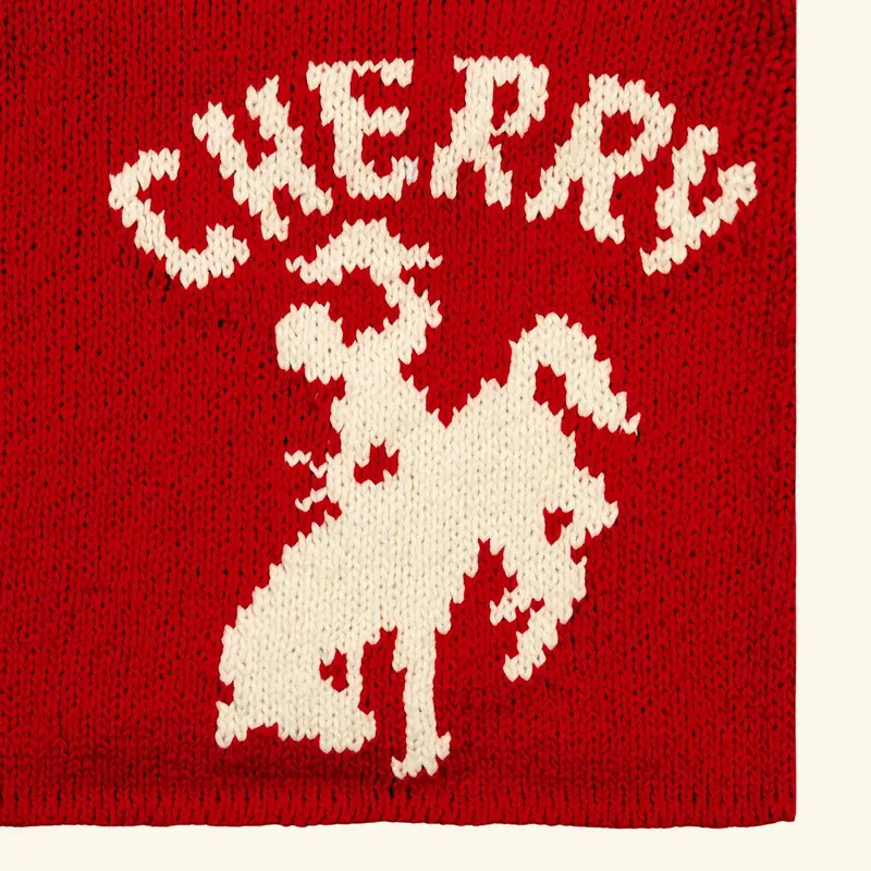 Knit Western Shorts (Red) 4