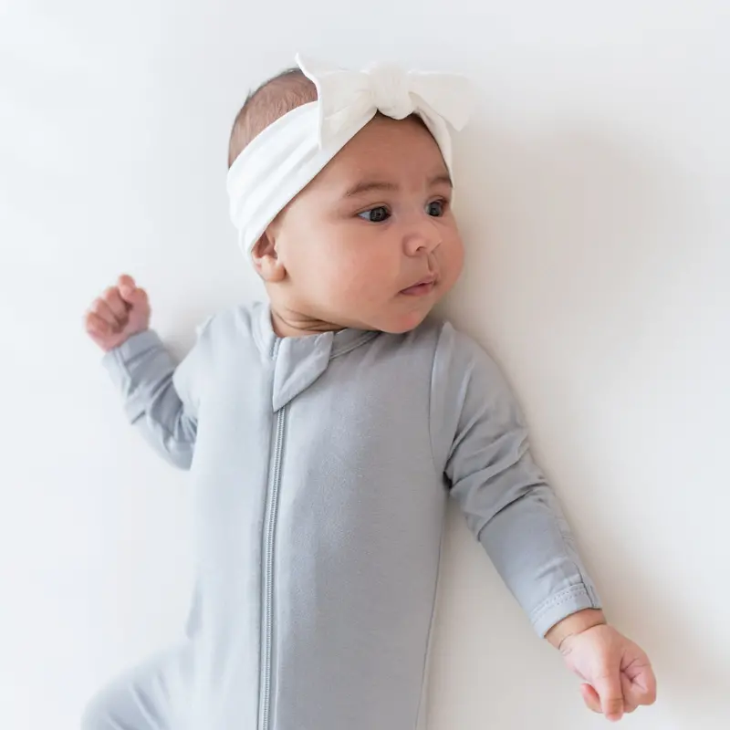 Knotted Bow Headband In Cloud 3
