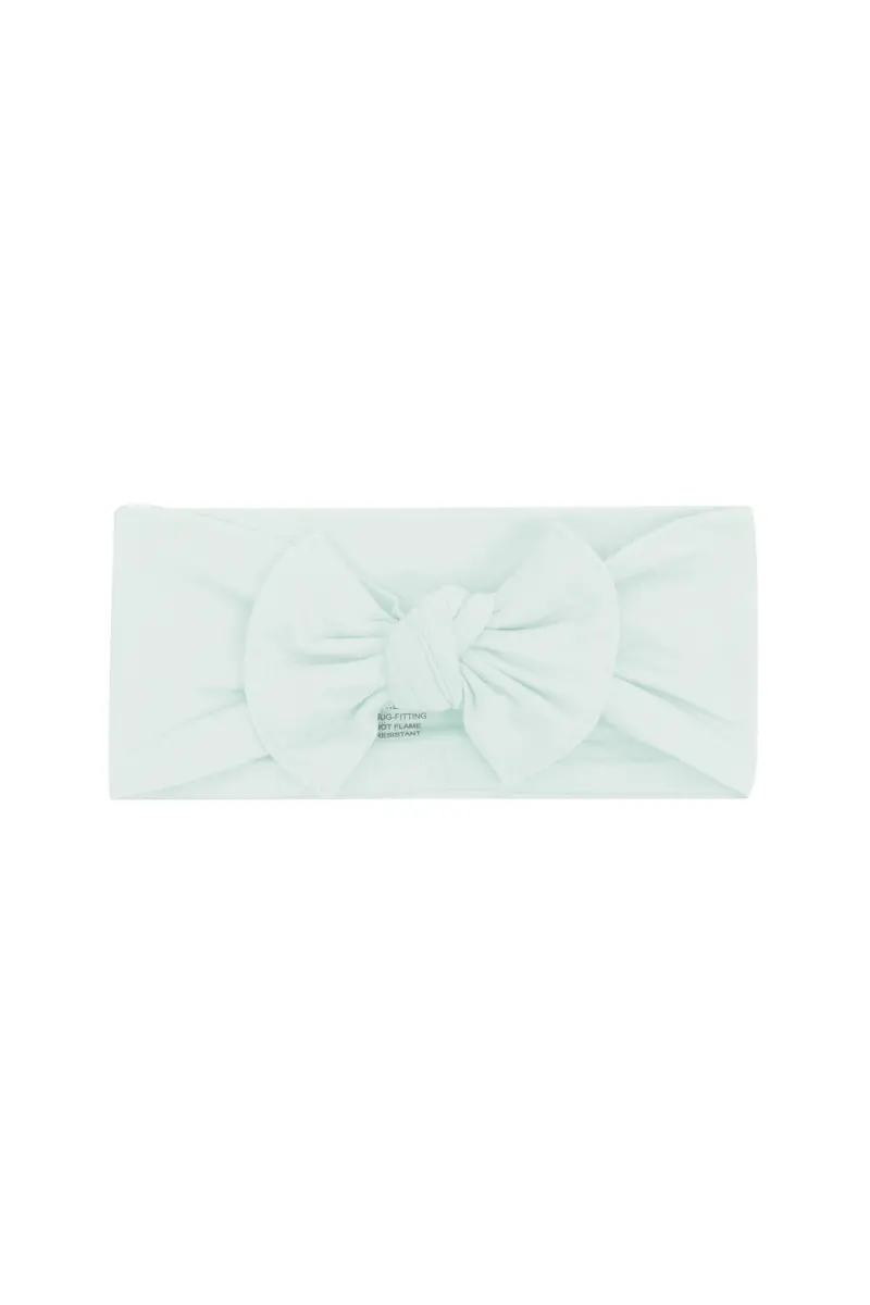Knotted Bow Headband In Dew 2