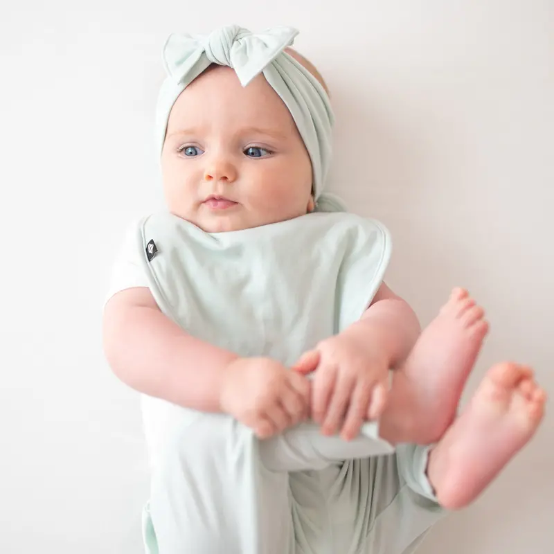 Knotted Bow Headband In Dew 3