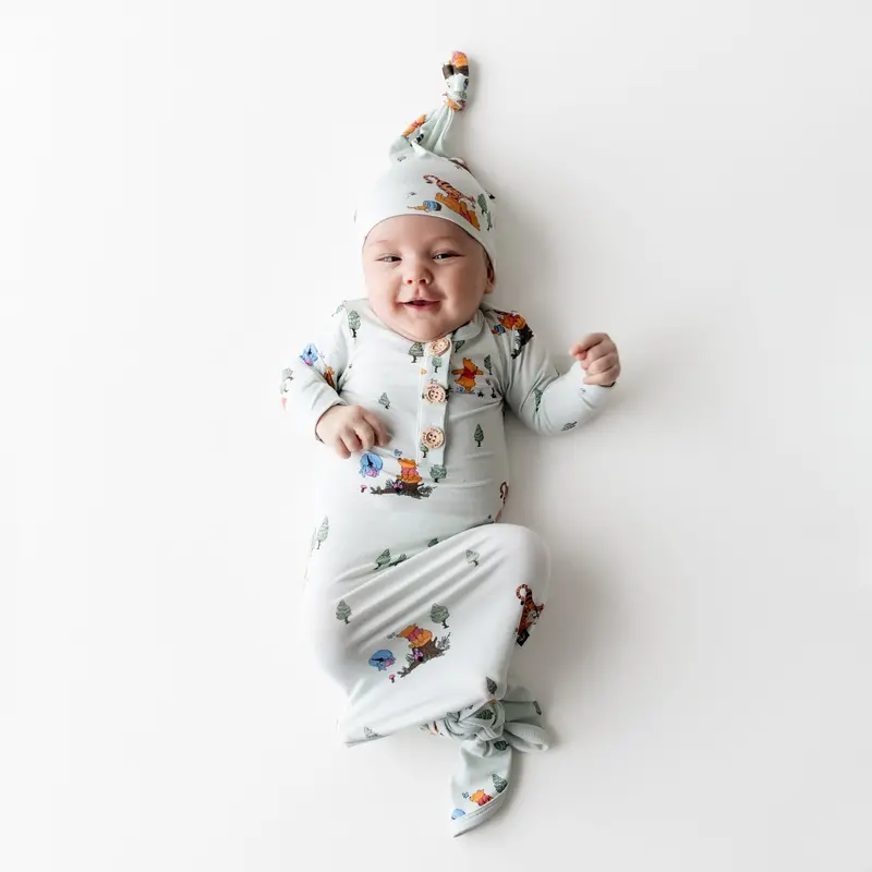 Knotted Gown With Hat Set In Winnie The Pooh Hundred Acre Wood 1