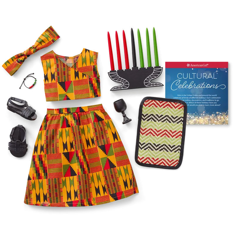 Kwanzaa Celebration Outfit For 18-Inch Dolls 1