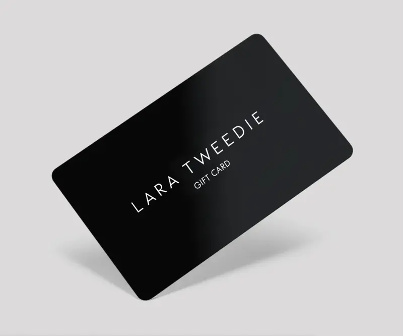 Lara Tweedie Gift Card 1